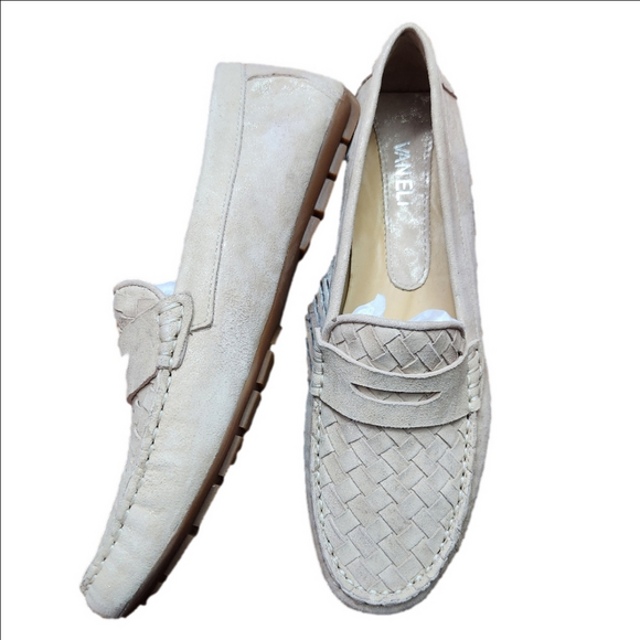 Vaneli Shoes - Vaneli NWT beige crunch driving loafers size womens 9